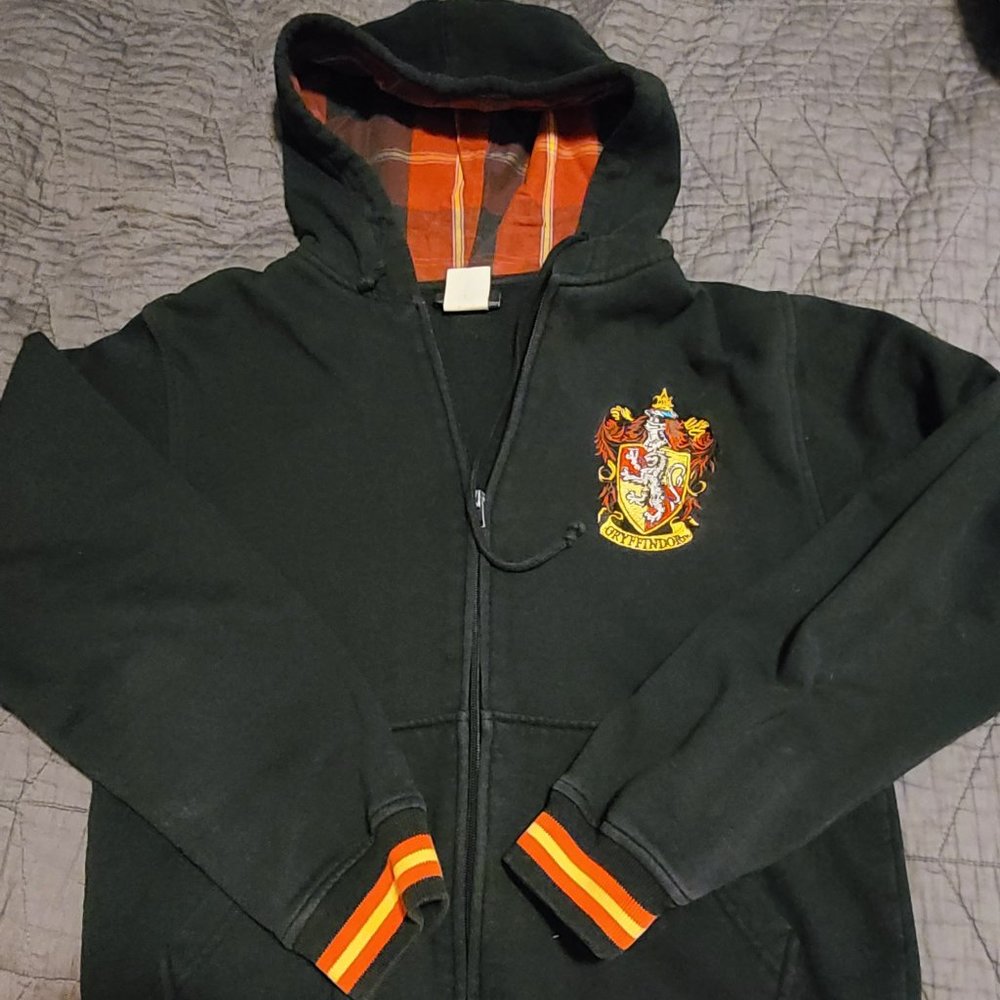 Harry Potter Vintage Gryffindor Zip Up Hoodie